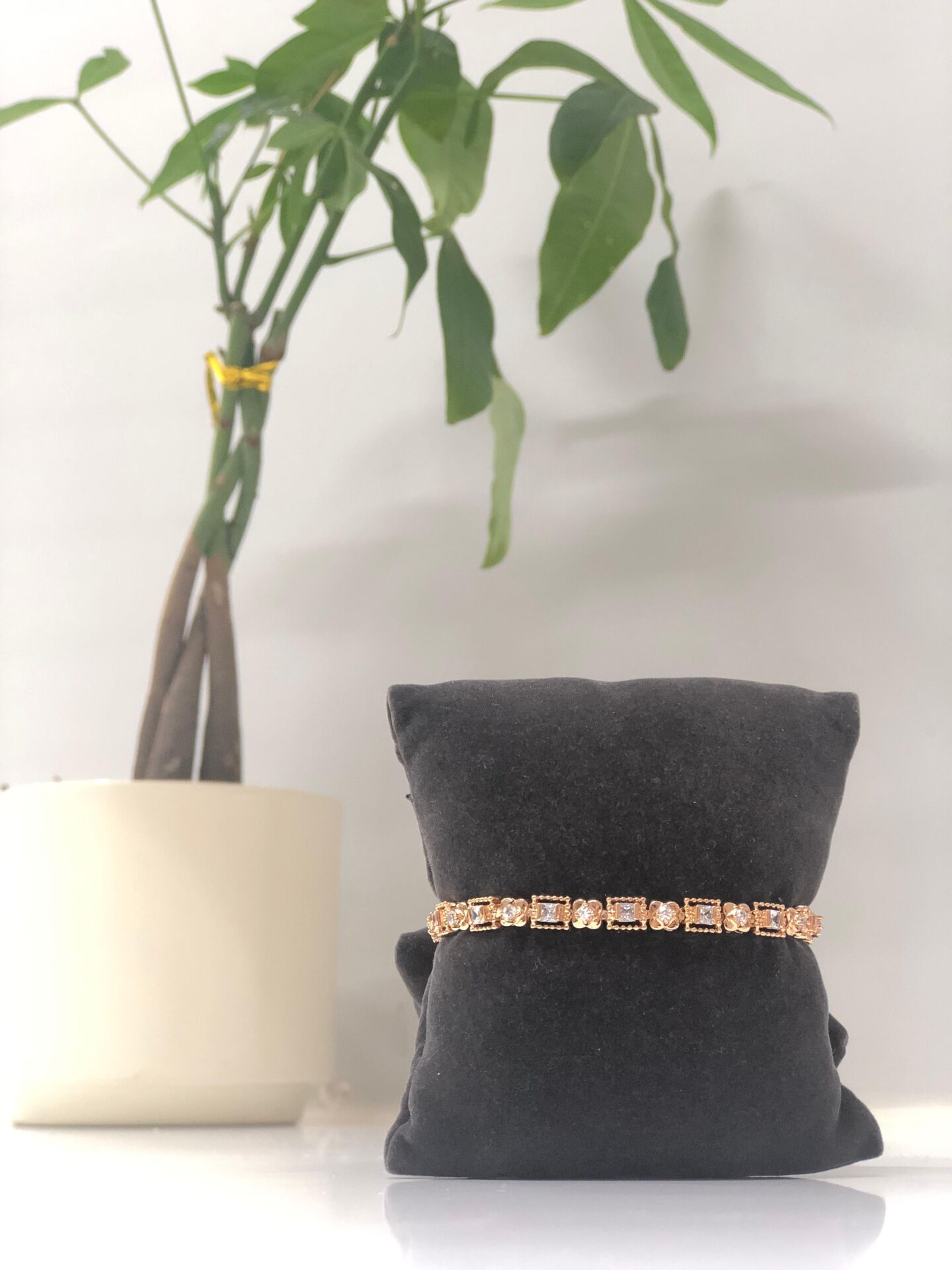 Xuping Baget Zirkon Rose Gold Bileklik