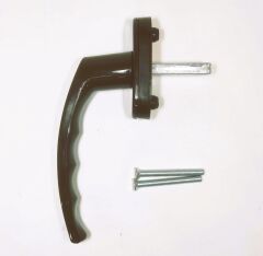 Pvc Pimapen Pencere Kolu Balkon Sürme Kapı Kolu 5 Adet Koyu Kahverengi