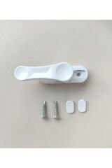 Pvc Kapı Pencere Pimapen Çocuk Emniyet Kilidi Hırsız Güvenlik Mandalı PLASTİK 10 Adet Beyaz