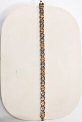 Xuping Silver-Rose Gold Çift Renk Bileklik