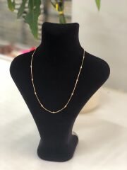 Xuping Bombeli İtalyan Zincir Model Rose Gold  Çelik Kolye