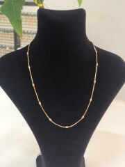 Xuping Bombeli İtalyan Zincir Model Rose Gold  Çelik Kolye