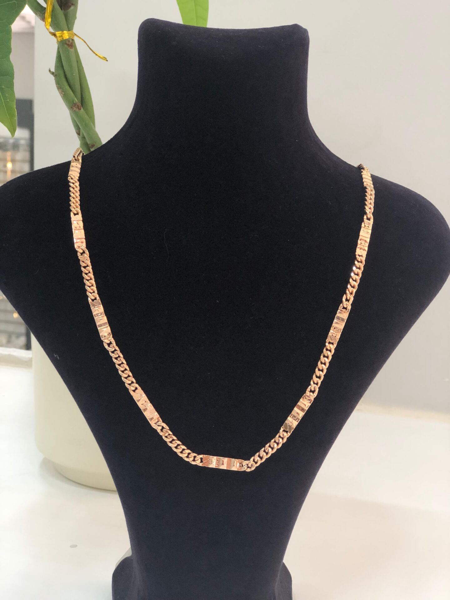 Xuping İnce Zincir Rose Gold Çelik Kolye