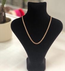 Xuping İç İçe Geçirilmiş Zincir Model Rose Gold Çelik Kolye