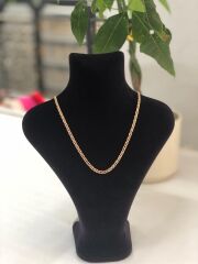 Xuping İç İçe Geçirilmiş Zincir Model Rose Gold Çelik Kolye
