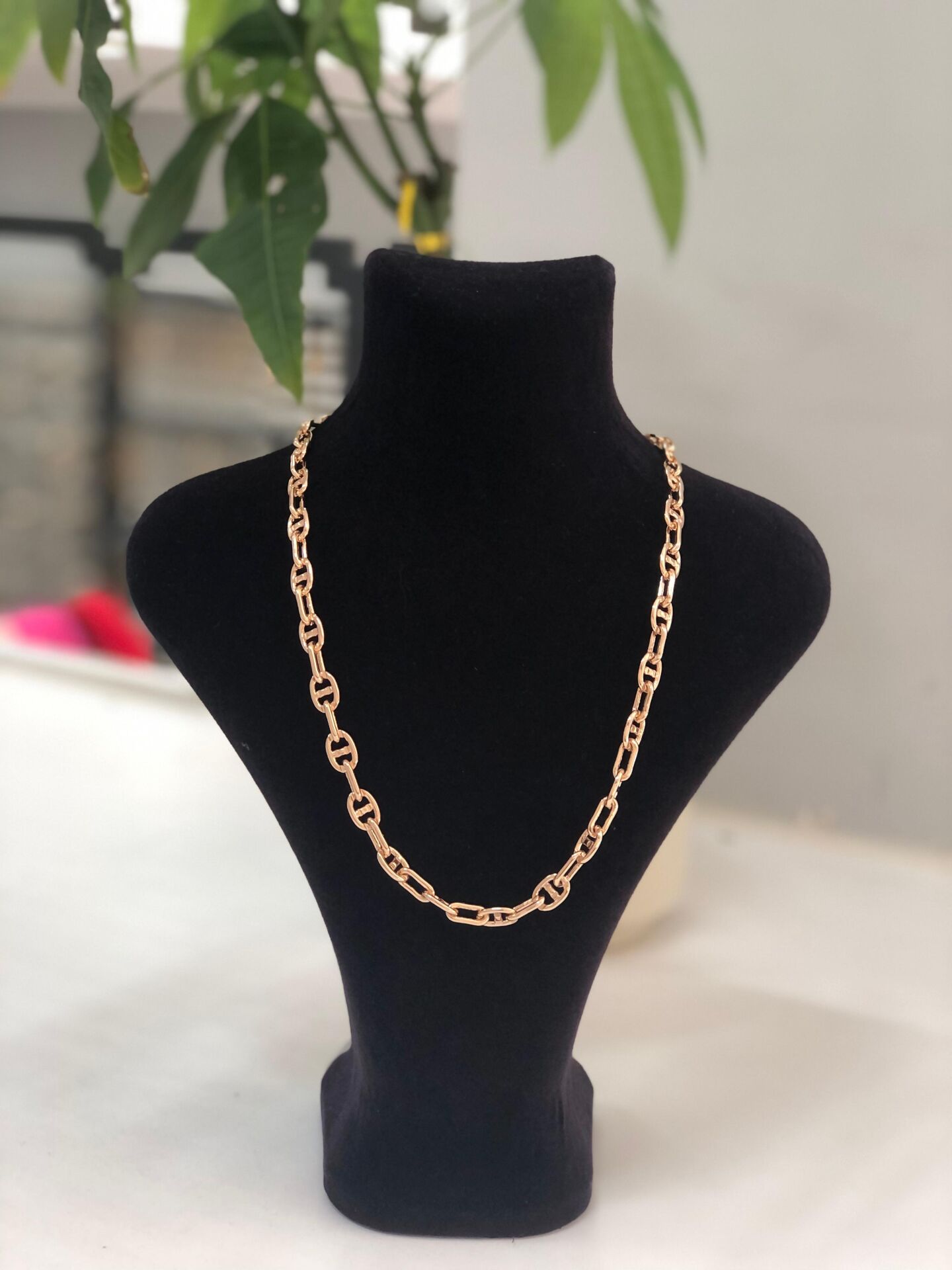 Xuping Kuyumcu Model Zincir Rose Gold Kadın Çelik Kolye
