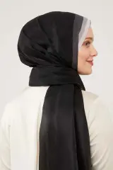 Siyah Renk Geçişli Abiye Kehribar Şal