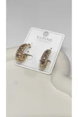 Xuping Rose Gold  Halka Çelik Küpe