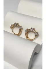 Xuping Rose Gold Zirkon Taşlı Kadın Küpe