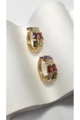 Xuping Rose Gold Zirkon Taşlı Kadın Küpe