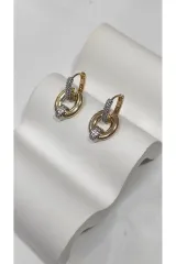 Xuping Rose Gold Zirkon Taşlı Kadın Küpe