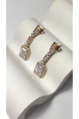 Xuping Rose Gold Zirkon Taşlı Kadın Küpe