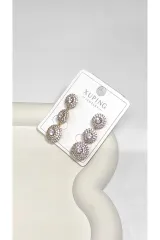Xuping Rose Gold Zirkon Taşlı Kadın Küpe