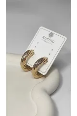Xuping Rose Gold Halka Çelik Kadın Küpe