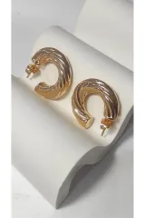 Xuping Rose Gold Halka Çelik Kadın Küpe