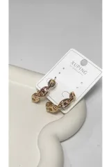 Xuping Rose Gold Halka Kadın Küpe