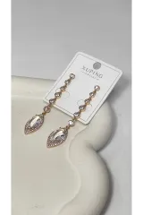 Xuping Rose Gold Zirkon Taşlı Kadın Küpe