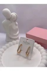 Xuping Rose Gold Halka Kadın Küpe