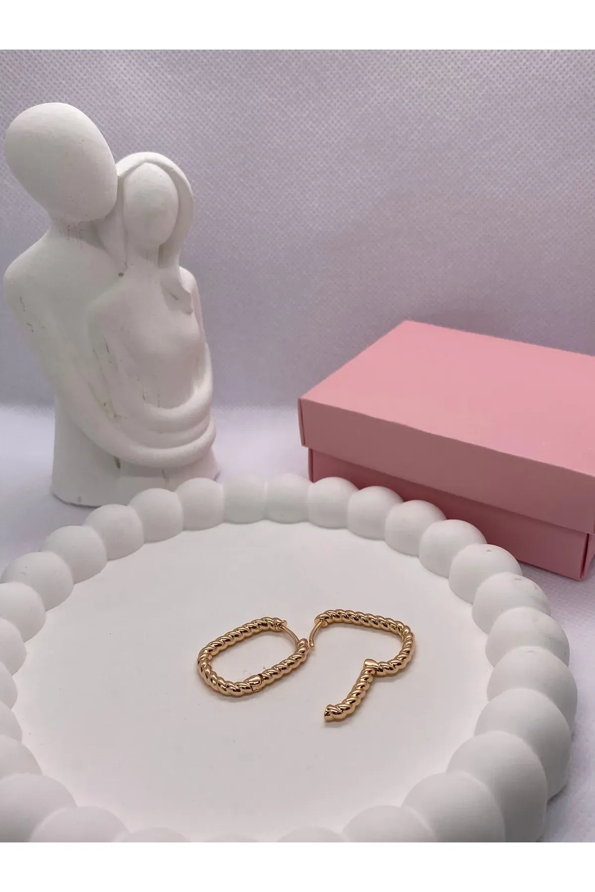 Xuping Rose Gold Halka Kadın Küpe