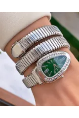 Yılan Model Kol Saati Gümüş
