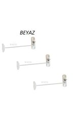 Kidmix Çelik Halatlı Pvc Kapı Pencere Emniyet Hırsız Çocuk Güvenlik Kilidi 10 Adet Beyaz