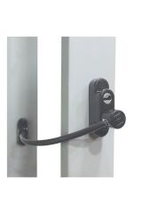 Penkid Çelik Halatlı Kablolu Pvc Pencere Emniyet Çocuk Güvenlik Kilidi 5 Adet Açık Kahverengi