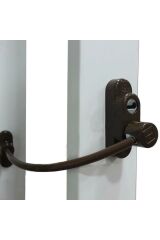 Penkid Çelik Halatlı Kablolu Pvc Pencere Emniyet Çocuk Güvenlik Kilidi 5 Adet Açık Kahverengi